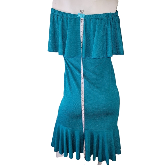 Lularoe Cici NWT Bodycon Ruffle Dress - Picture 3 of 6